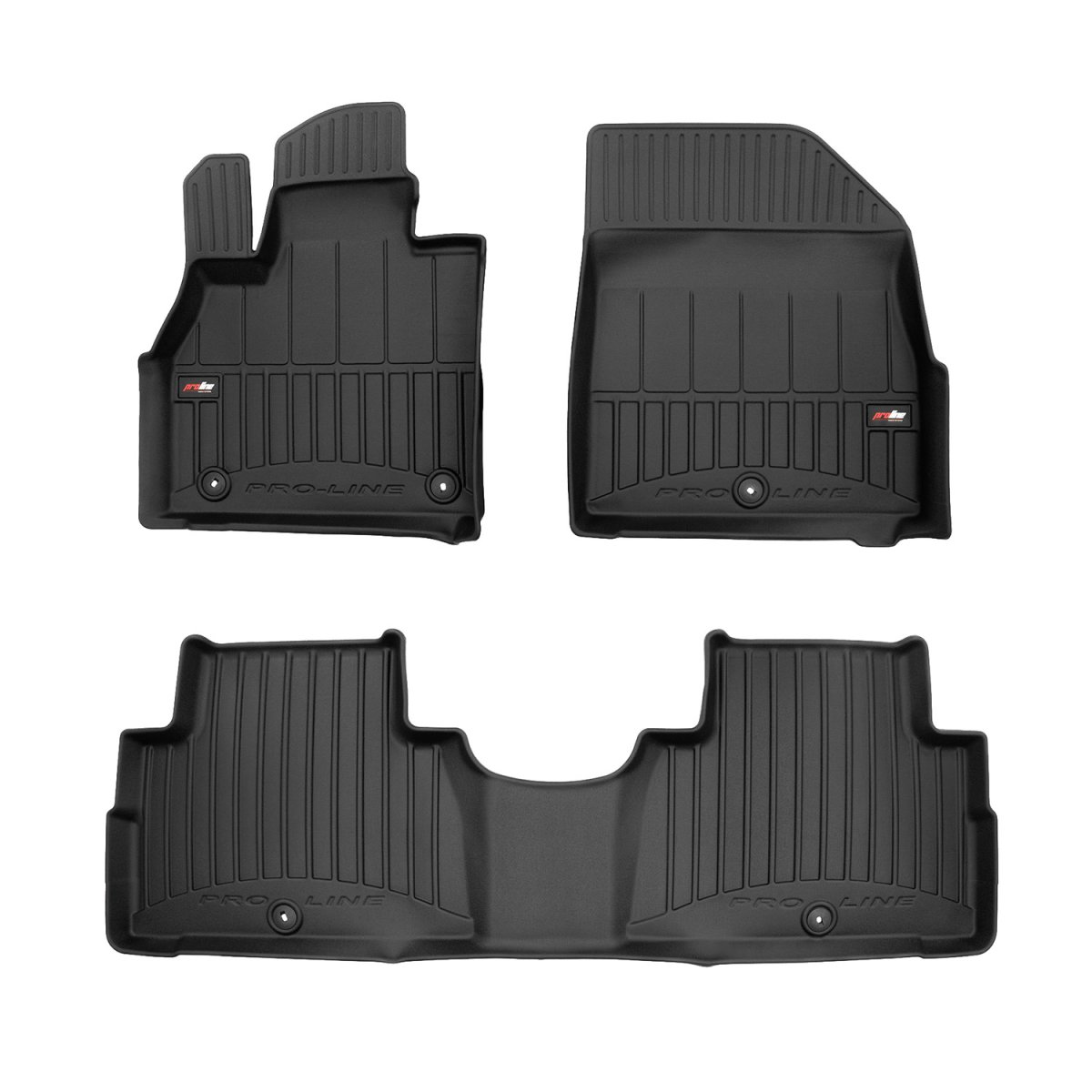 Hyundai Palisade Floor Mat - Omac - Premium TPE - Black - 2020-2025